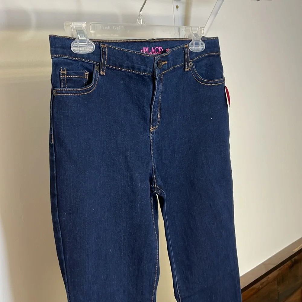 NWT The Children’s Place Dark Wash Skinny Jeans-‎ 18